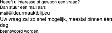 Heeeft u interesse of gewoon