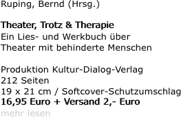 Ruping, Bernd (Hrsg.)